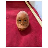 Pottery Monkey Head