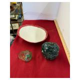 Pottery and Art Glass Lot