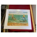 Delores McCann Net Fishing Print