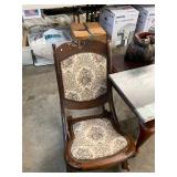 Folding Needlepoint Rocker