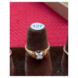 14K Gold Diamond Ring