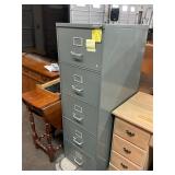 Heavy Metal Filing Cabinet 5 Drawer