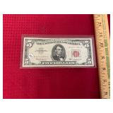 1963 $5 Red Seal Note