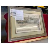 Artist Proof Polly Chase Harbor Scene