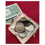 2 Joseph Barr Notes, Peace Dollar, Kennedy Halves