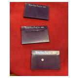 1986, 1986, and 1987 Proof Sets