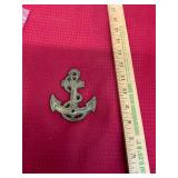 Brass Navy Ships Anchor Plaque