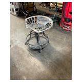 Tractor Seat Stool Needs 1 Wheel