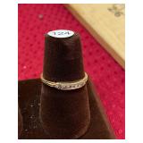 14K Gold Diamond Band