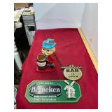 3 Piece Vintage Bar Advertising