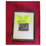 Paul Sollmann Rothenburg Taulus Etching Signed
