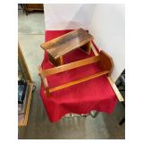 Wooden Shelf and Bookends