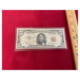 1963 $5 Red Seal Note
