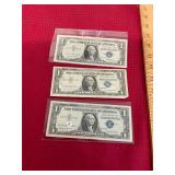 1957, 1957A, 1957B $1 Silver Certificates