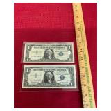1957 and 1957B $1 Silver Certificates