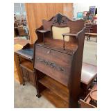 Antique Oak Dropfront Desk