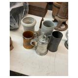 5 Vintage Beer Steins