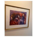 Signed Horse Print