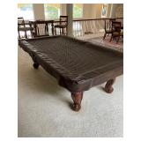 Connelly Slate Leather Pocket Pool Table