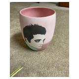 Grycner Studio Signed Pottery Taos Elvis Vase