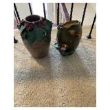 2 Frog Vases