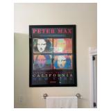 Peter Max Signed Exhibition Poster