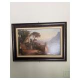 Lodge on Lake Como Framed Wall Art