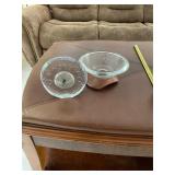 Lenox Clock and Art Glass Bowl