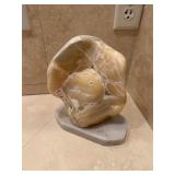 Signed Arizona Marble Base Utah Oynx Sculpture