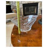 Mikasa Weave Crystal Bowl Vase