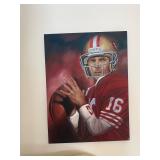 Large Signed Original Joe Montana Canvas Painting