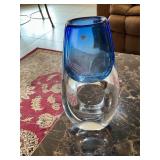 Cobalt Blue Art Glass Vase