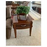 End Table with Plant