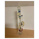 Galileo Thermometer and Clock