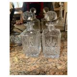 2 Crystal Decanters
