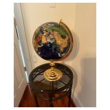 Inlaid Gemstone Globe