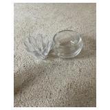 2 Piece Crystal Lot Orrefors and Other