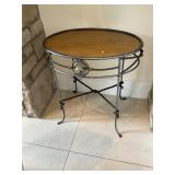 Iron Leg Side Table
