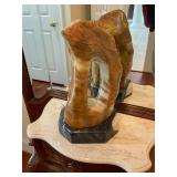 Modern Signed Arizona Marble Stone Art