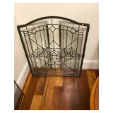 Lead Glass Fireplace Screen
