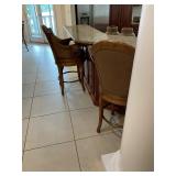 Pair of Bar Stools Brass Foot Rest