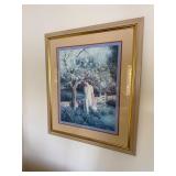 32x37 Lady In Garden Wall Art
