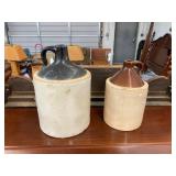 2 Antique Pottery Jugs