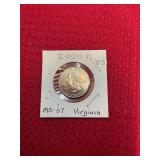 2000-P Virginia MS67 State Quarter