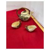 3 Piece McCoy Teapot Creamer Set