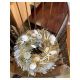 2 Nautical Shell Wreaths