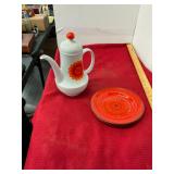 Metlox Poppy Trail and Bavaria Flower Tea Pot