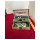 Vintage Costume Jewelry Box Lot
