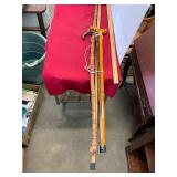 4 Wooden Canes Carved and Decorative