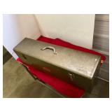 Metal Toolbox and Tools